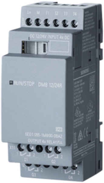 Module d'extension PLC Siemens LOGO!8 DM8 12/24R, 4ED/4SD 
