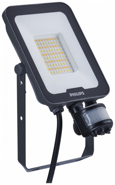 LED-Strahler Philips Ledinaire PIR SEN 30W 3600lm 830/840/865 IP65 110° 220×133 