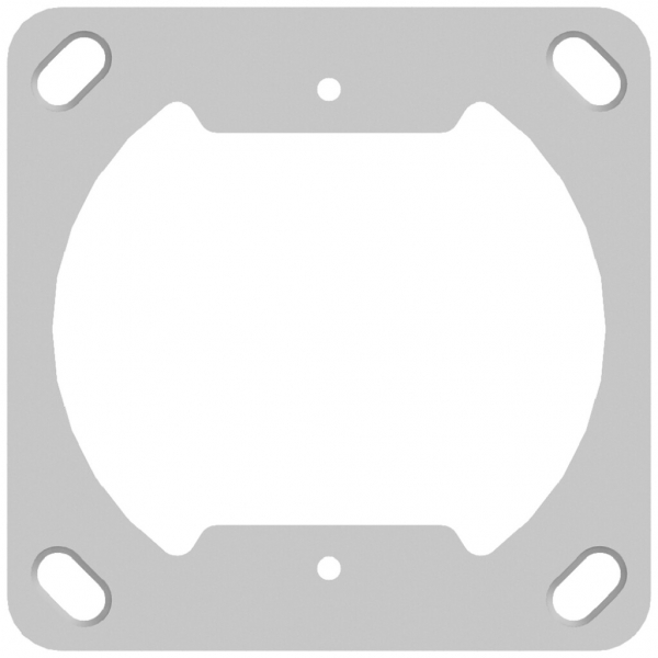 Plaque de fixation grd.I 70×70 ABB pour freenet Easy Lock R&M 