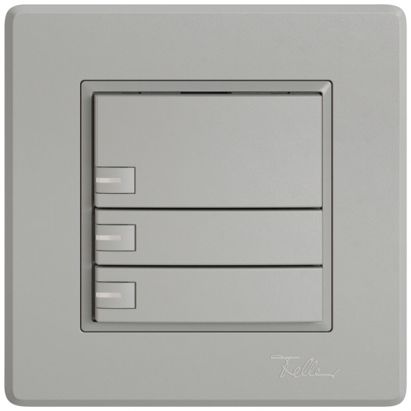 UP-Universaltaster EDIZIO.liv UNI SNAPFIX® 5…48V m.LED blau 3× 1-Tbed.hgu 