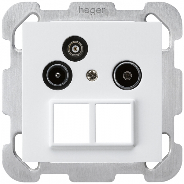 Prise pour antenne ENC R/TV-Données kallysto HMS B 2GHz 14db blanc 