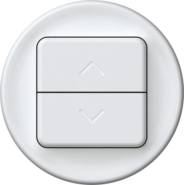 Pulsante tapparelle origin 1P 2×tasti Ø60mm bianco 