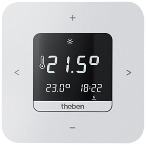 Termostato a orologio AP Theben RAMSES 811 top3 bianco 