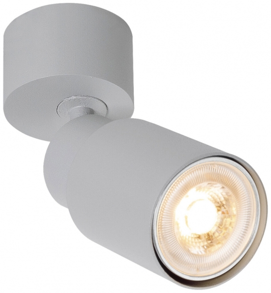 Spot SLV PURI 2.0 Tube CW GU10 1×6W VAR Ø55×123×97mm gris 