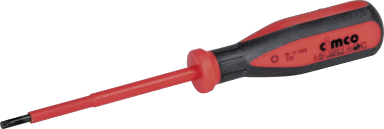 Tournevis Torx T20×100mm VDE 1000V 195mm 