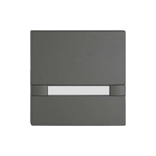 Pulsante 1/1 EDIZIO.liv KNX e UNI c.SNAPFIX® s.LED c.targhetta com.2T grs 