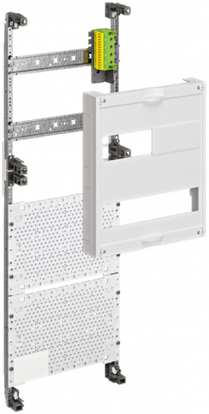 Pannello Media Hager per armadio di distribuzione INC 5 file, 2 file modulari 