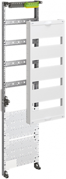 Pannello Media Hager per armadio di distribuzione AP 7 file, 4 file modulari 