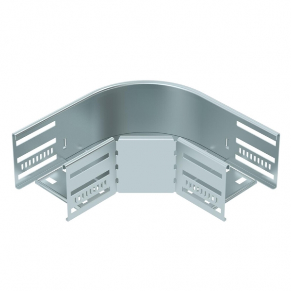 Coude BET RB 90° 85×100mm acier zingué en continu 