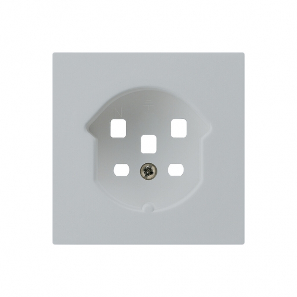 Kit frontal HA kallysto pour prise type 25 avec bornes enfichables gris clair 