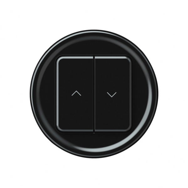 Frontset origin Schutzabdeckung für KNX-Storentaster 2× schwarz 