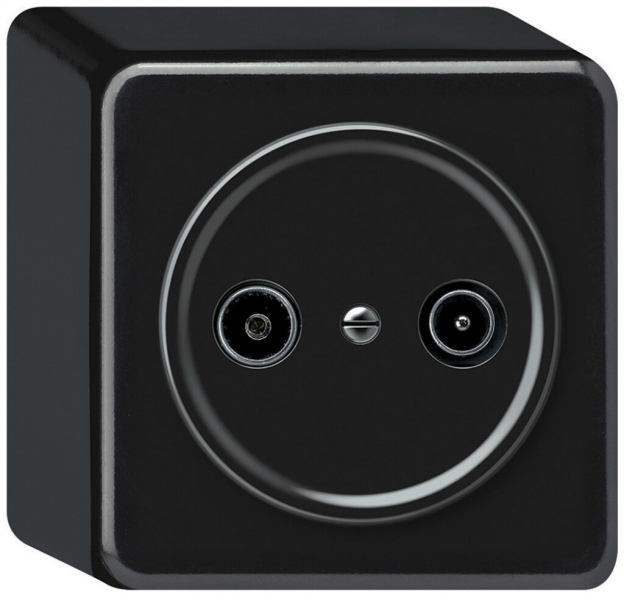 Presa antenna AP TV-R origin presa d’arrivo 4dB nero 