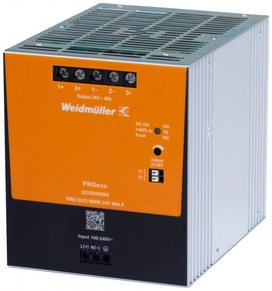 Alimentazione a commutazione Weidmüller Connect Power PRO ECO 960W 24V 40A 