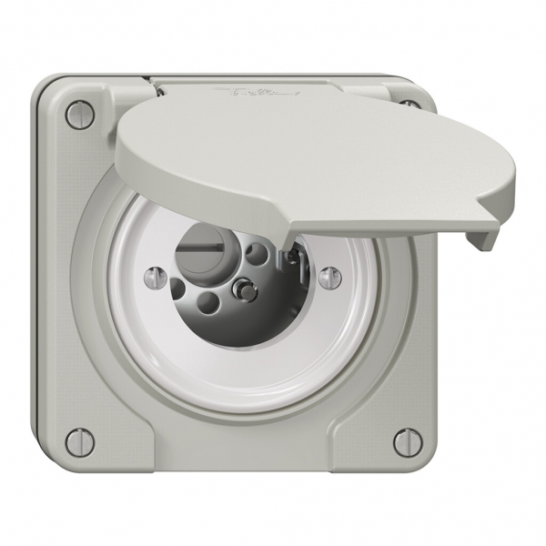 Contact pivotant NUP NEVO, sans cylindre, KS, 0 <- 1, gris clair 