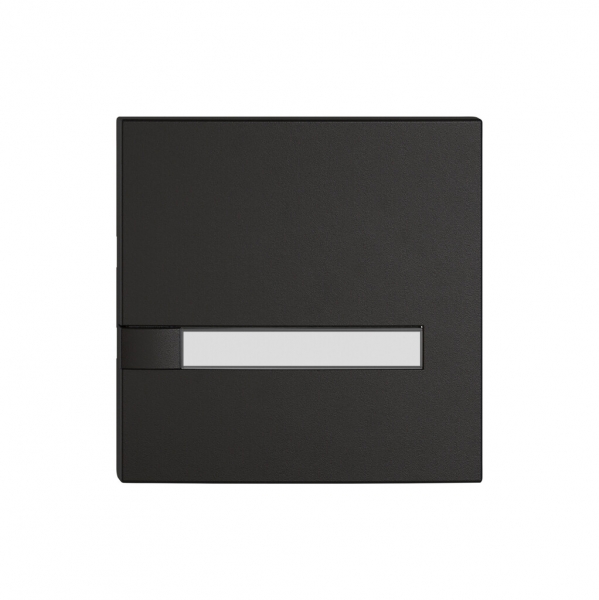 Pulsante 1/1 EDIZIO.liv SNAPFIX® p.KNX&UNI s.LED c.targ.comando 1 tasto ne 