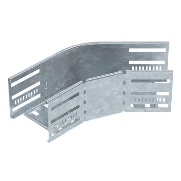 Gomito BET RB 45° 85×100mm acciaio zincato a caldo per immersione 