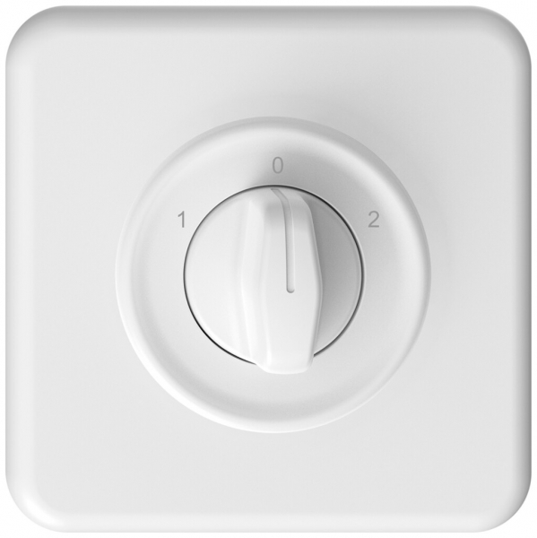 Interrupteur rotatif ENC STANDARDdue poign.invers.1P 1-0-2 p=40mm bc 