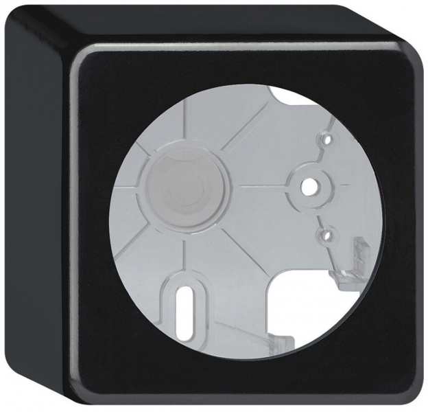 Kit di montaggio AP origin 1×1 orizzontale e verticale 88×88×54mm nero 