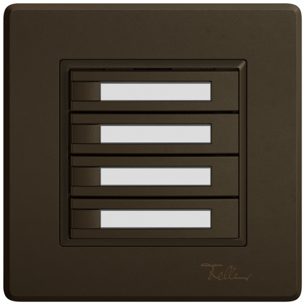 Pulsante universale INC EDIZIO.liv UNI SNAPFIX® 5…48V s.LED 4× com.1T targ.ma 