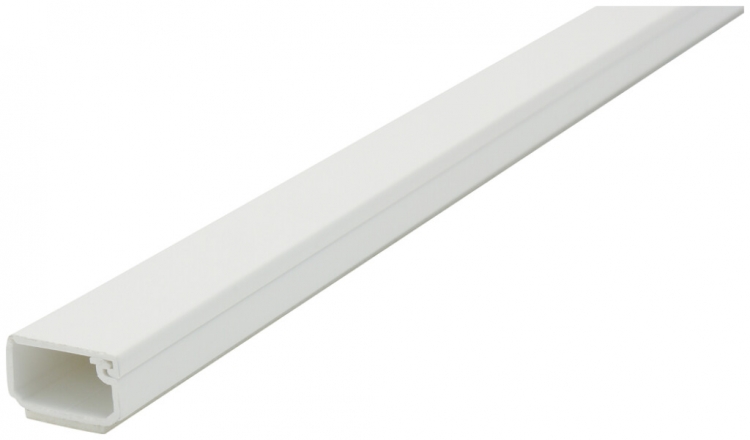 Minikanal Plasfix 16×10mm weiss L=2m selbstklebend 