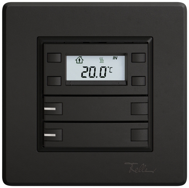 Poussoir RTH ENC EDIZIO.liv SNAPFIX® a.RGB-LED 2×touches comm.2T no 