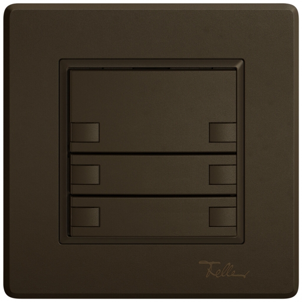 Pulsante KNX RGB INC EDIZIO.liv SNAPFIX® sensore temp.s.LED 3× com.2T ma 