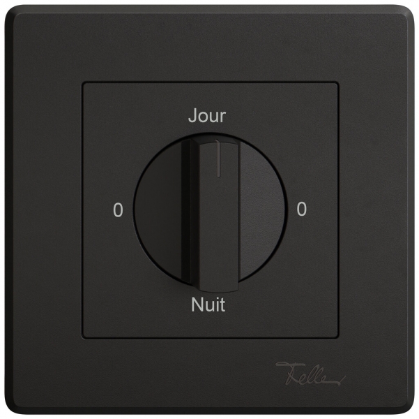 UP-Montageset EDIZIO.liv SNAPFIX® f.Drehschalter m.Griff 0-Jour-0-Nuit sz 