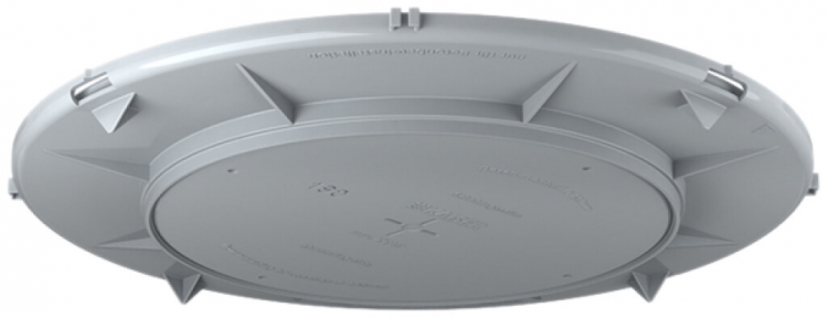 Plaque frontale HaloX 250 pour béton sur place, découpe au plafond Ø190mm 