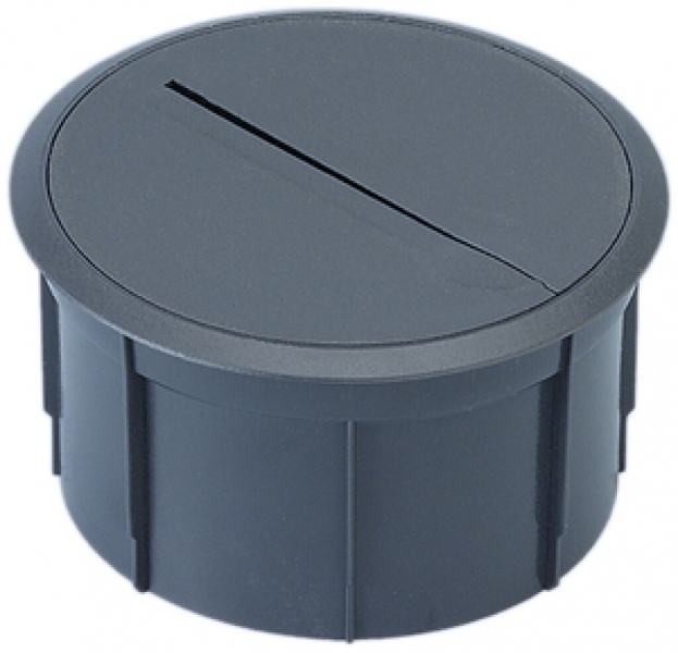 Passaggio per cavi R&M Ø81 grigio grafite RAL 7024 