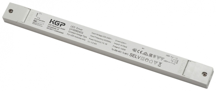 LED-Betriebsgerät SLV 100W 24V ON/OFF 350×30mm 