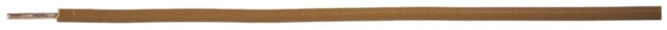 Fil N H07Z1-U sans halogène 2.5mm² 450/750V brun Cca 