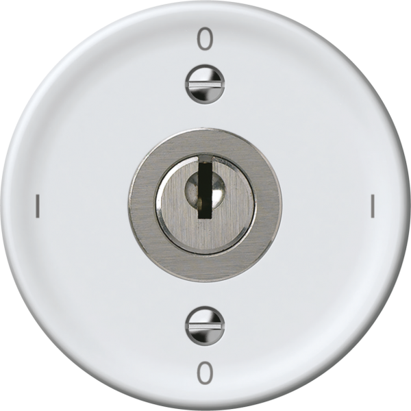 Interrupteur à clé origin interrupteur 0/1L 16A 250V 0-I-0-I 60×60mm blanc 