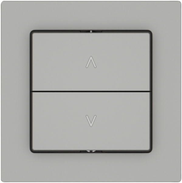 Storenschalter EDIZIO.liv SNAPFIX® 10A 250V 2 Tasten 1 Kanal hgu 