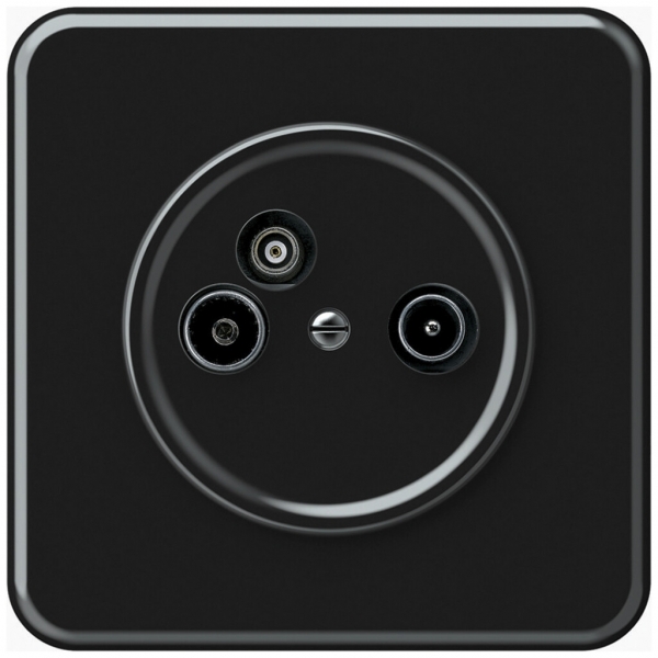 Prise antenne ENC TV-R-données origin prise finale 10.5dB noir 