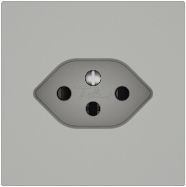 Steckdose EDIZIO.liv SNAPFIX® 1×T13 mit Shutter hgu 