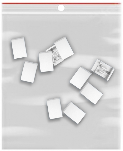 Module latéral EDIZIO.liv SNAPFIX® p.KNX UNI&zeptrion 10 pièces sans LED bc 