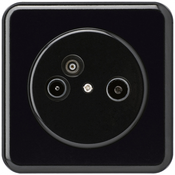 Presa d'antenna TV-R-Dati basico A 2GHz 4dB nero 