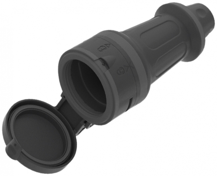 Prise mobile TH55 T15 MH, IP55, 10A 250/440V, pour câble Ø 6…14mm, no-an 
