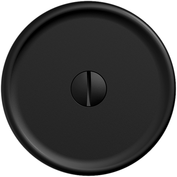 Obturateur ENC Feller STANDARDdue Q pour alésage Ø58mm noir 