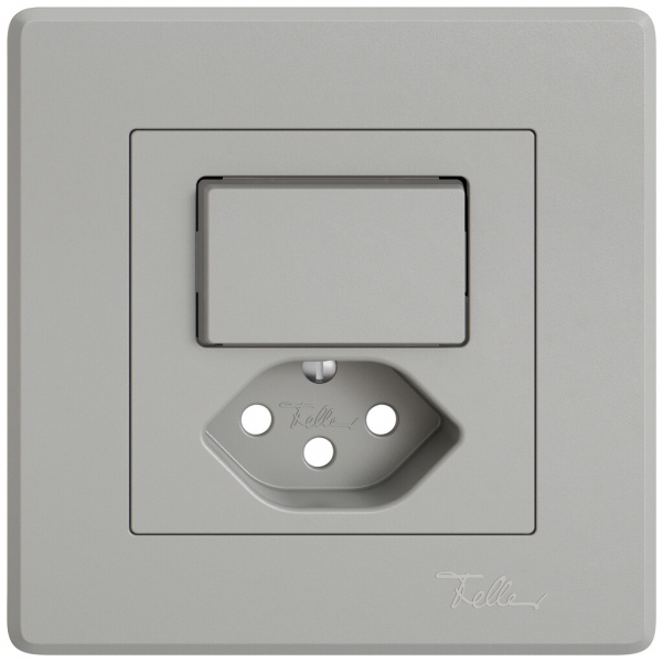 Kit di montaggio INC EDIZIO.liv SNAPFIX® p.combi.T13 c.1 tasto c.lente lat.grc 