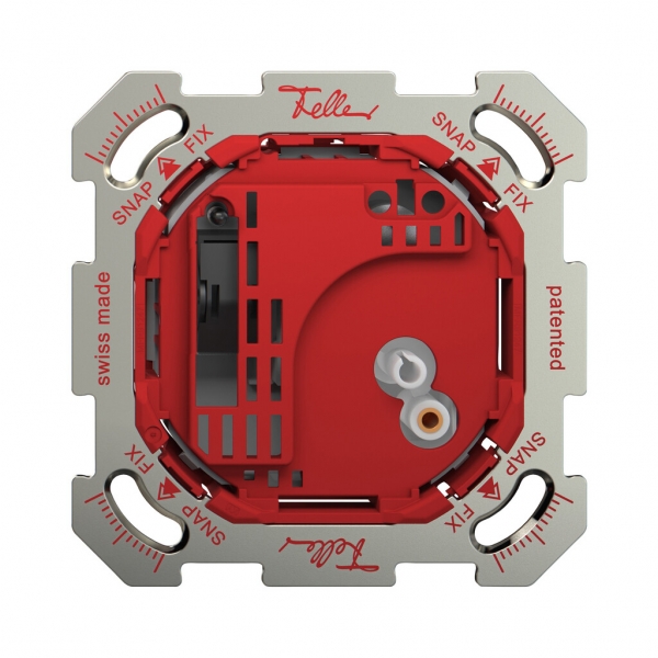 Termostato ambiente INC Feller SNAPFIX® con interruttore 230VAC 50Hz 