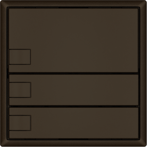 Universaltaster EDIZIO.liv UNI SNAPFIX® 12…48V o.LED 3× 1-Tbed.br 