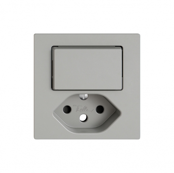 Kit di montaggio EDIZIO.liv SNAPFIX® p.combi.T13 c.1 tasto n.ill.shutter grc 