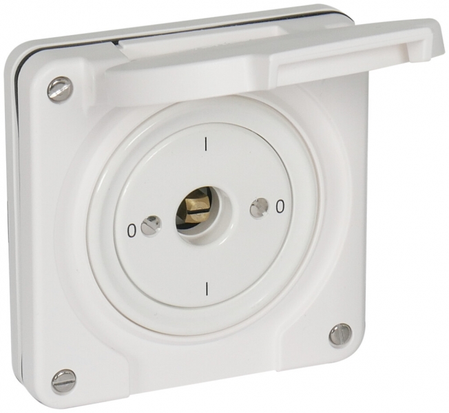 Interrupteur ENC NEVO, 25A 690V, 1L, carré, 0-1-0-1, 90°, IP55, bc 