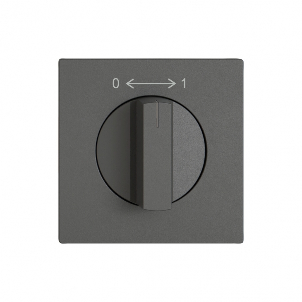 Montageset EDIZIO.liv SNAPFIX® f.Drehschalter m.Griff 0 → ← 1 dgu 
