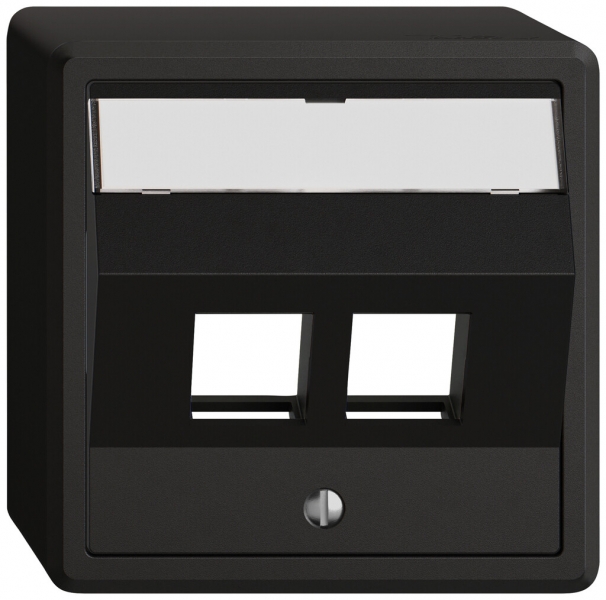 Kit di montaggio AP EDIZIO.liv Keystone SNAPFIX® inclinato 2× ne 