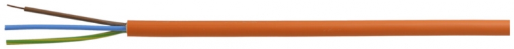 Cavo di sicurezza FE180 3×2.5² LNPE oro E90 N1 SZZ1-U Una lunghezza