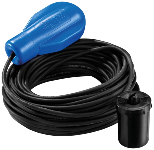 Interruttore a galleggiante Finder 72.A1, 1W 10A/250VAC, blu, cavo H05 RN-F 5m 