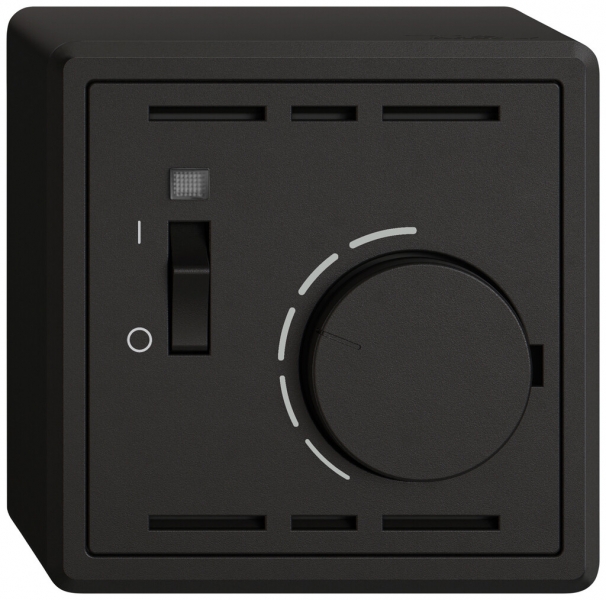 Thermostat d'ambiance AP EDIZIO.liv SNAPFIX® avec interrupteur 230VAC 50Hz no 