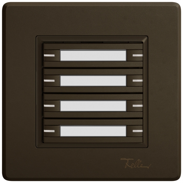 Pulsante KNX RGB INC EDIZIO.liv SNAPFIX® sensore temp.RGB-LED targ.8× com.1T ma 